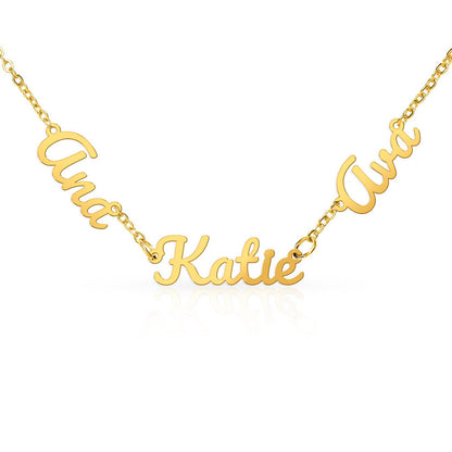 Persönlische Kette mit 3 Namen