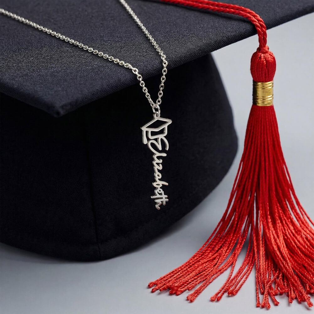 Graduation Cap Namenskette